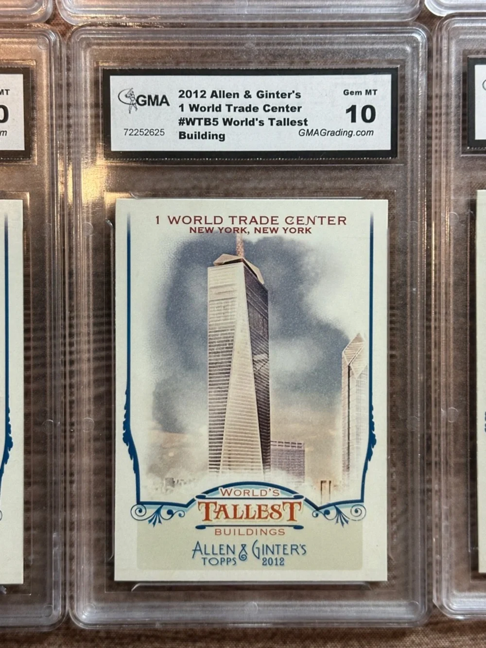 Lot of 8 - 2012 Allen & Ginters World Tallest Buildings - GMA graded Gem MT 10’s - Picture 7 of 9
